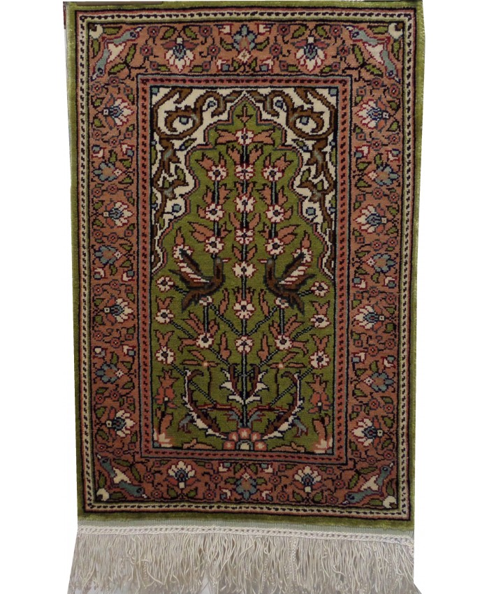 Handmade Turkish Kayseri Original Silk Carpet  – FREE SHIPPING..!